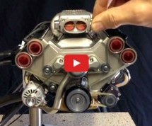 Video: Pogledajte ’’Džepni’’ V8 motor sa 45 kubika!