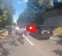 Video: I to se dešava! Banda od 11 motorista napada vozača Range Rovera u New Yorku!