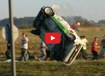 Video: Vozač na trkama u Kragujevcu preživio nevjerovatno, horor prevrtanje automobila!