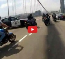 Video: Pogledajte kako su motoristi ismijali policajce i probili policijsku blokadu!