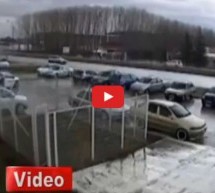 Video: I to se događa! Nesretnik doživio nevjerovatni udes dok je parkirao svoje auto na parkingu!