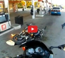 Video: I to se događa! Motoristi se zapalio motor na benzinskoj pumpi a nakon toga je pao s drugog motora!
