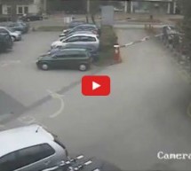Video: Nevjerovatna scena sa parkinga! Rampa na parkiralištu poludjela i uništila auto!
