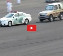 Video: I to se događa! Policija došla da otjera driftere a okupljena rulja krenula ganjati policiju!