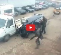 Video: Pijani majstori utovarali auto na kamion i onda im se dogodilo ovo!