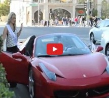 Video: Pravi mamac za ženski pol! Nijedna žena nije odbila vožnju u Ferrariju!