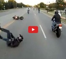 Video: Lude motoriste u akciji! Sve je igra i šala dok neko ne završi pod točkovima