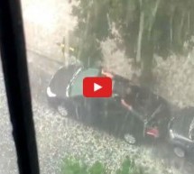 Video: Ljubav muškarca i automobila! Čovjek vlastitim tijelom štitio svoj auto od velike tuče