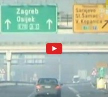 Video: Srbin autoputem kroz Hrvatsku jurio nevjerovatnih 244km/h
