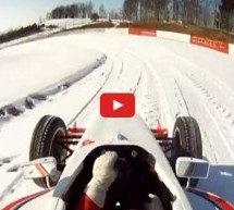 Video: Nevjerovatna vožnja! Vozio bolid Formule po zaleđenoj stazi