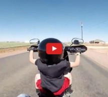 Video: Pogledajte 6-godišnjaka kako velikom brzinom vozi očev Harley Davidson