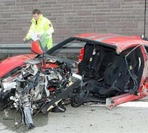 Evo šta ostane od Ferrarija nakon prometne pri 300 km/h