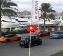 Video: Vozač malog jeftinog Nissana isprašio bogate vlasnike Ferrarija, Lamborghinija i Mercedesa