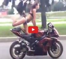 Video: Ono što ova djevojka radi na motoru, mnogi muškarci ne bi ni pomislili da urade