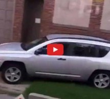 Video: Bahata žena preko trotoara preticala školski autobus pa dobro nadrljala