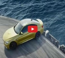 Video: U novom BMW-u M4 driftao na nosaču aviona!