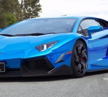 Bright Blue SR Group Lamborghini Aventador