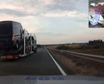 Video: Pomahnitali pijani kamiondžija zaustavljen mecima poslije 150 kilometara