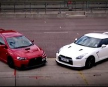 Video: Borba titana! Nissan GT-R protiv Mitsubishi EVO FQ 400