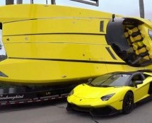 Video: Morsko čudovište! Gliser u stilu Lamborghini Aventadora!