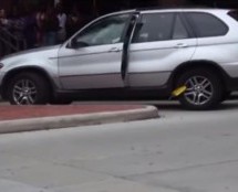 Video: Bijesna žena odlučila ne platiti kaznu makar polomila BMW X5