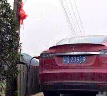 Da ne povjerujete: Kinez krao struju sa električnog stuba za svoj Tesla S automobil