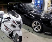 ‘VELIKA BERTA’ U AKCIJI: Suzuki Hayabusa protiv Toyota Supre od 1000 konja!