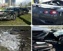 UDARAC U BANDERU PRI 170 KM/H: Ruski fudbaler Andrej Ješčenko uništio svoj Nissan GT-R