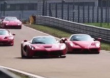 SVI NA JEDNOM MJESTU: Zajedno na stazi Ferrari F40, F50, Enzo i LaFerrari!