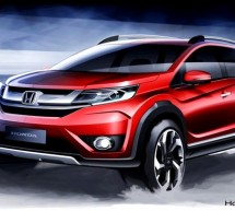 Honda BR-V crossover prototip tizovan pred debi na indonezijskom sajmu automobila