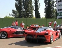 DAN ZA PAMĆENJE: Četiri Ferrarija FXX K na stazi u Imoli!