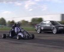 Najsnažniji karting u trci ubrzanja sa Audijem S4 snažnijim od bilo kojeg Ferrarija