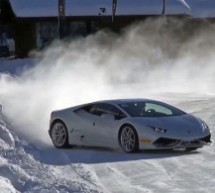 ZIMSKE ČAROLIJE: Lamborghini Huracanom po snijegu i ledu!