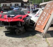 FERRARI CAVALCADE RALLY: Slupan LaFerrari, zapalio se F12tdf! (VIDEO)