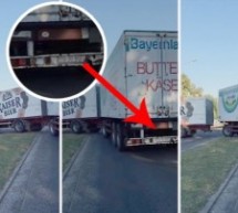 OVAJ KAMION MOŽE DA UBIJE NEKOGA: Pogledajte jeziv snimak usred Beograda! (VIDEO)