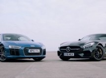 DVOBOJ NJEMAČKIH DIVOVA: Audi R8 V10 vs Mercedes-AMG GT S (VIDEO)