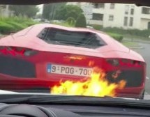 Pazi vatra! Kada Lambo dune i vatru sune (VIDEO)