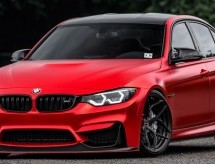 Satin Red BMW M3