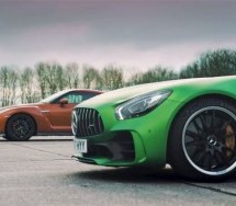 BORBA TITANA: Nissan GT-R vs Mercedes-AMG GT R! (VIDEO)