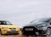 Dijeli ih četvrt stoljeća: Ford Escort RS Cosworth i Focus RS (VIDEO)