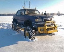 RUSKE IGRAČKE: Volga Monster Truck na GAZ-66 kamionu (FOTO)