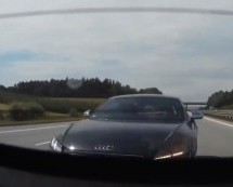 Ovako izgleda kad budala vozi autocestom (VIDEO)