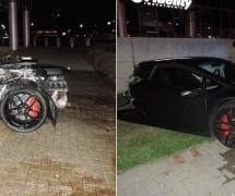 Evo što se dogodi kad Lamborghini Huracan naleti na betonski stup (FOTO)