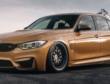 Sunburst Gold Metallic BMW M3 sa HRE točkovima