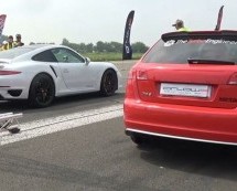 Tjunirani AUDI RS3 na crti PORSCHE 911 Turbo S modelu (VIDEO)