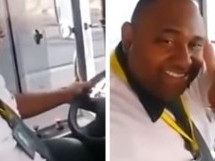 Snimao se tijekom vožnje autobusa, a onda je pustio volan! (VIDEO)